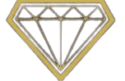 Logo de David Sanz gigolo Barcelona, un diamante dorado